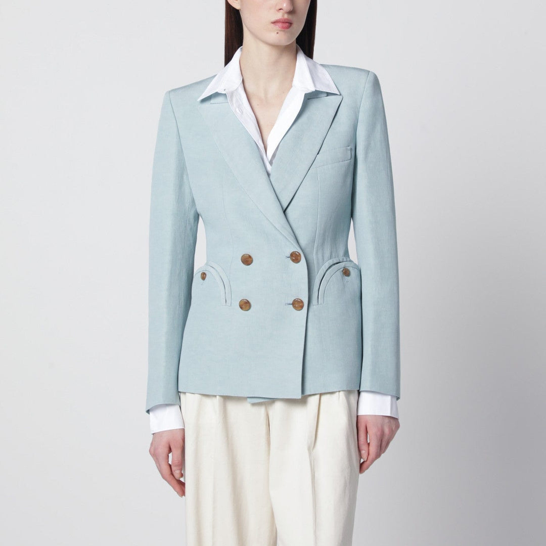 Coats & Jackets Blazé Milano - Light blue double-breasted jacket Brand