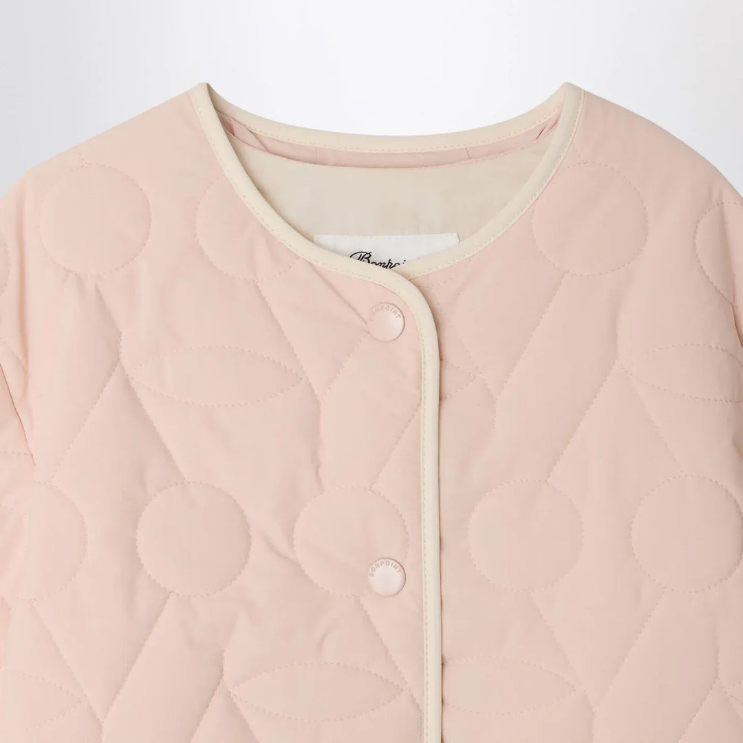 Bonpoint - Lorelei light pink quilted jacket Brand Coats &amp; Jackets 8