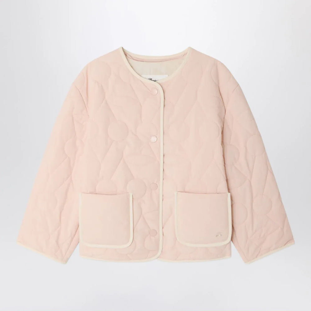 Bonpoint - Lorelei light pink quilted jacket Brand Coats & Jackets 8