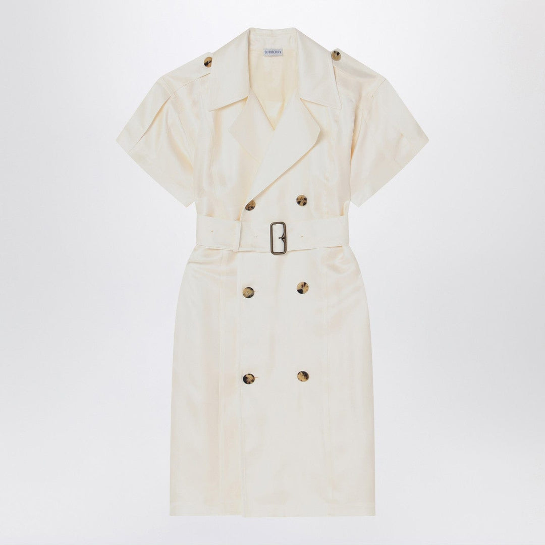 Coats &amp; Jackets 6 UK Burberry - Ivory trench dress in viscose Brand