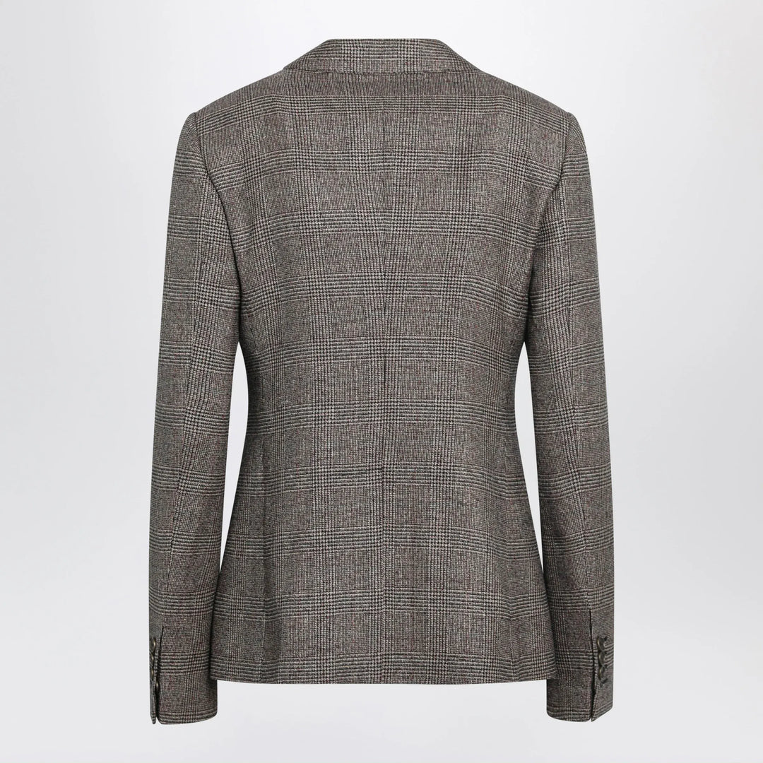 Burberry - Prince of Wales Wool-Blend Single-Breasted Jacket Brand Coats &amp; Jackets