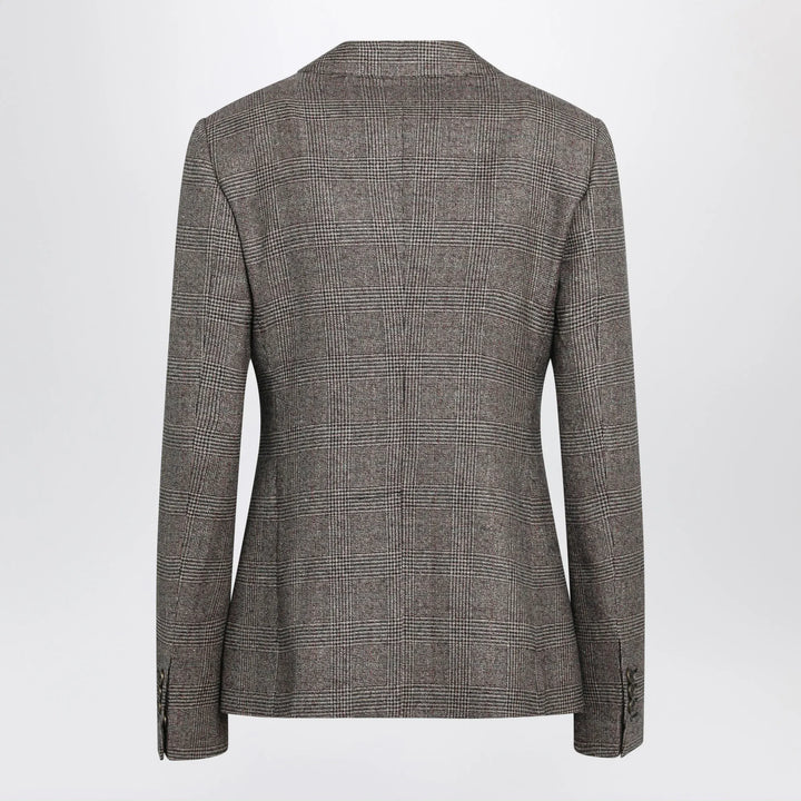 Burberry - Prince of Wales Wool-Blend Single-Breasted Jacket Brand Coats &amp; Jackets