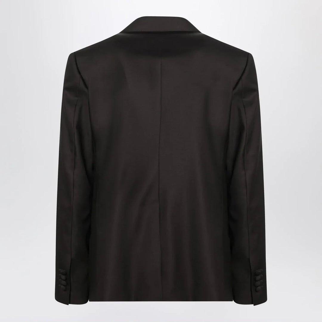 Dolce&amp;Gabbana - Brown single-breasted wool jacket Brand Coats &amp; Jackets