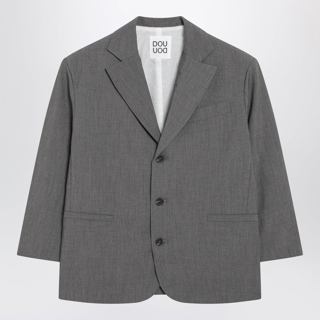 Coats &amp; Jackets Douuod - Grey single-breasted jacket Brand