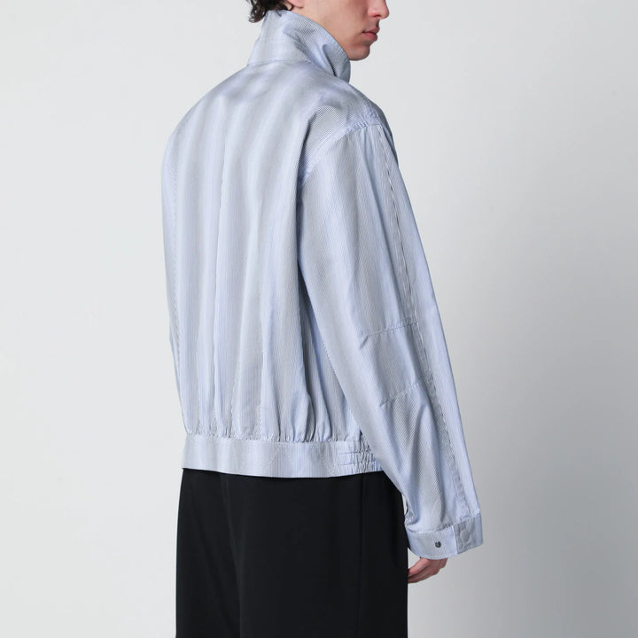 Dries Van Noten - Textured striped zip jacket Brand Coats &amp; Jackets