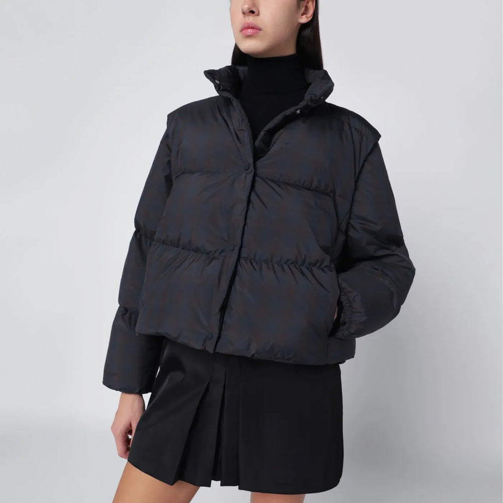 HERNO - Brown Laminar jacket Brand Coats & Jackets S