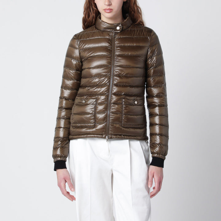 Coats &amp; Jackets HERNO - Military Green Ultralight Nylon Bomber Jacket Brand