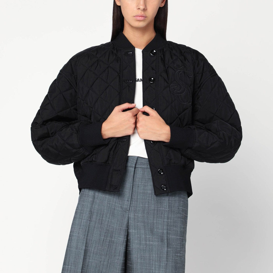 Coats & Jackets 36  FR Jil Sander - Quilted black bomber Brand