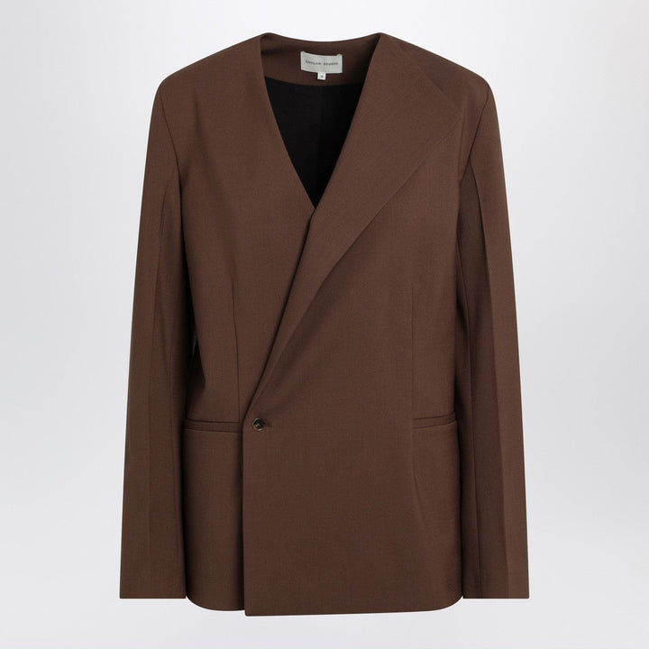 Coats &amp; Jackets 36  FR LouLou De Saison - Brown double-breasted wool jacket Brand