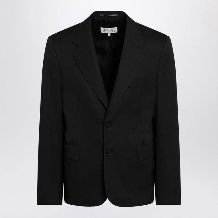 Coats &amp; Jackets Maison Margiela - Black wool single-breasted jacket Brand