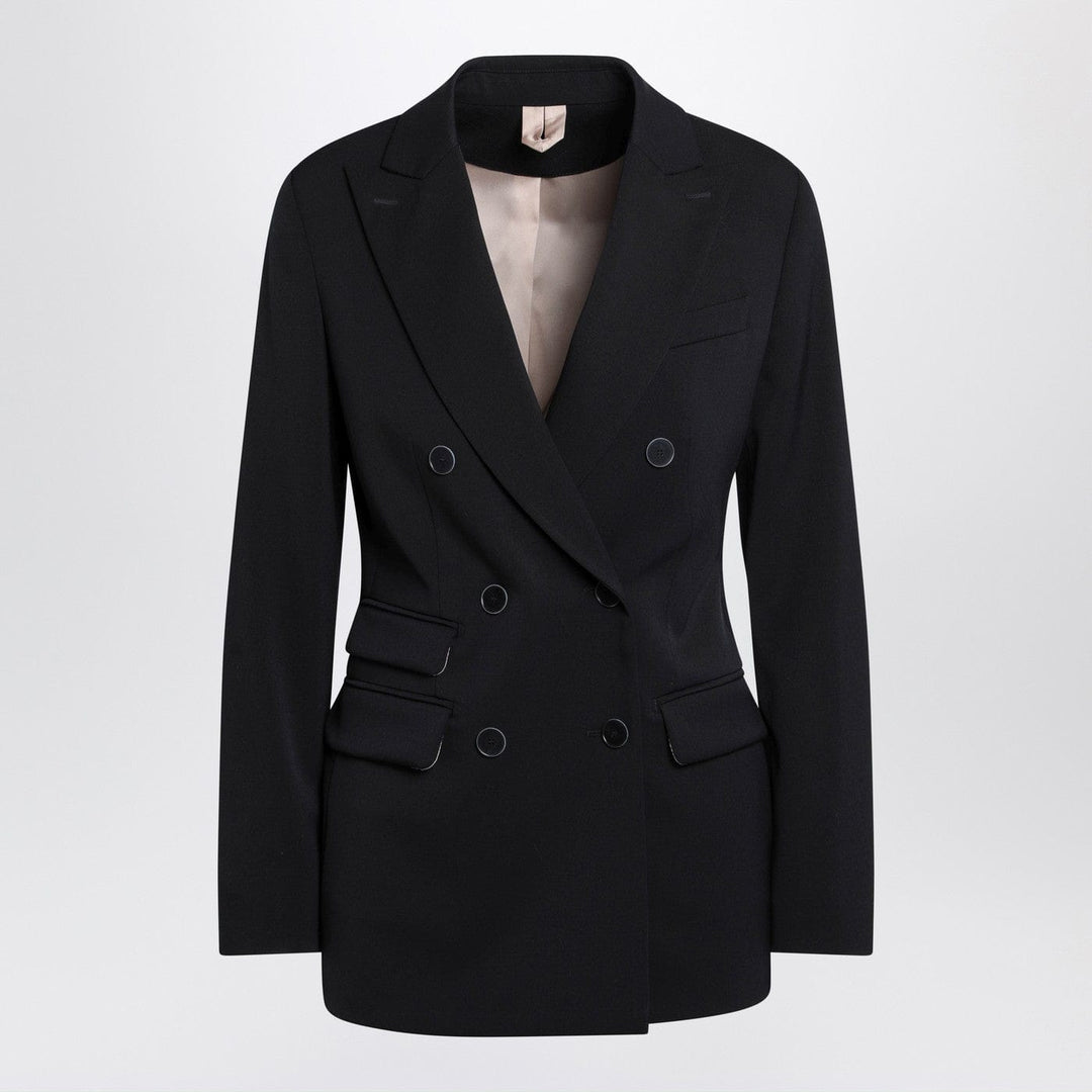 Coats &amp; Jackets Max Mara - Blue double-breasted wool jacket Brand