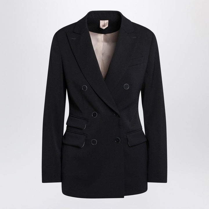 Coats &amp; Jackets Max Mara - Blue double-breasted wool jacket Brand