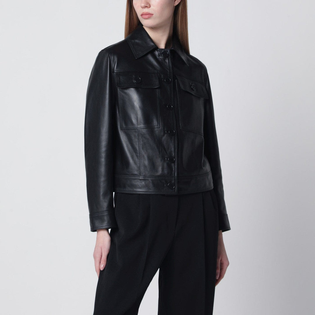 Coats & Jackets Salvatore Santoro - Black cropped leather jacket Brand