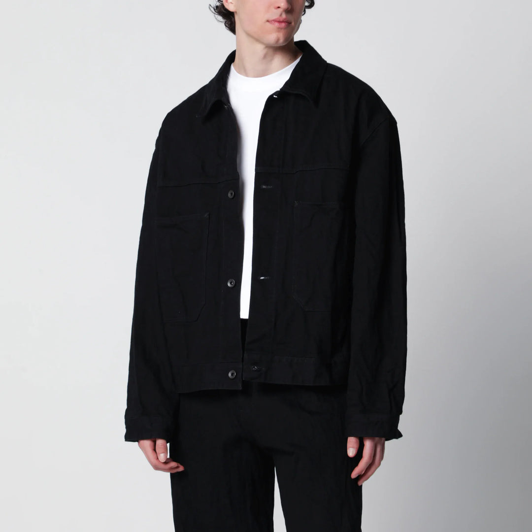STUDIO NICHOLSON - Black cotton jacket Brand Coats &amp; Jackets S