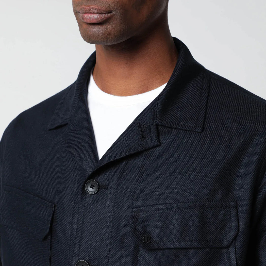 Tagliatore - Blue silk jacket Brand Coats &amp; Jackets