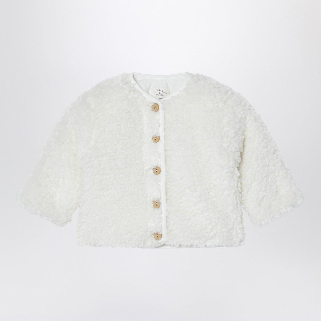 Coats &amp; Jackets Teddy &amp; Minou - Milk-white shearling-effect jacket Brand