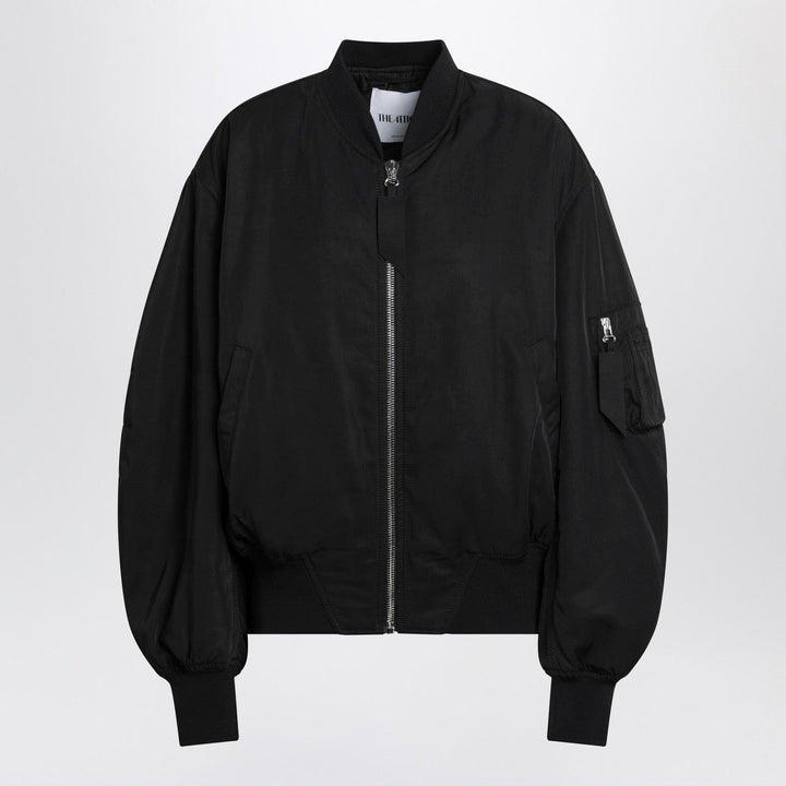 Coats &amp; Jackets 42  IT The Attico - Black zip bomber jacket Brand