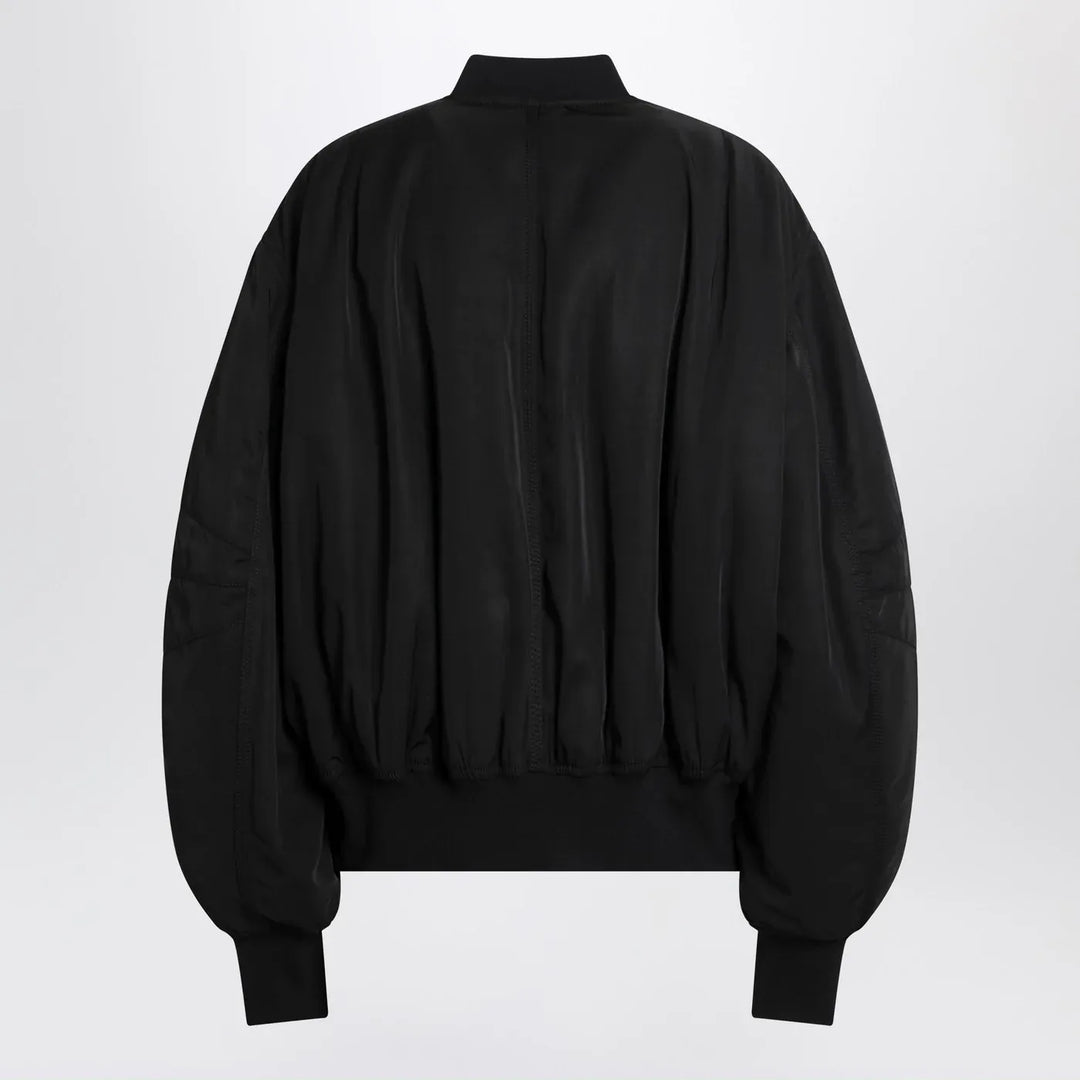 The Attico - Black zip bomber jacket Brand Coats &amp; Jackets 42  IT