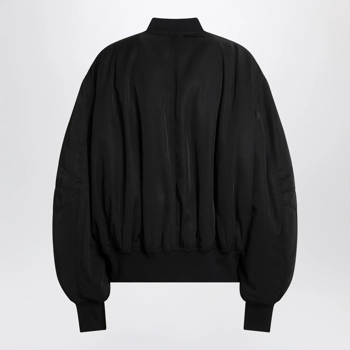 The Attico - Black zip bomber jacket Brand Coats &amp; Jackets 42  IT