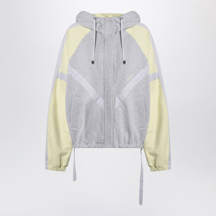 Coats &amp; Jackets The Attico - Grey/light yellow bomber sweatshirt Brand