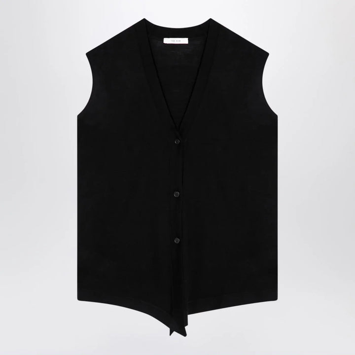 The Row - Black wool Waistcoat cardigan Brand Coats &amp; Jackets S
