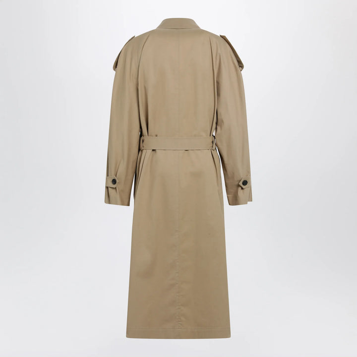 The Row - Dester double-breasted cotton-cashmere trench in sand Brand Coats &amp; Jackets 4 US