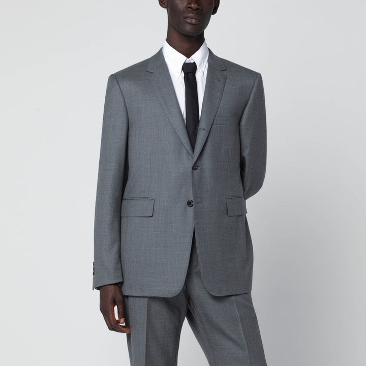 Coats &amp; Jackets Thom Browne - Grey single-breasted wool jacket Brand