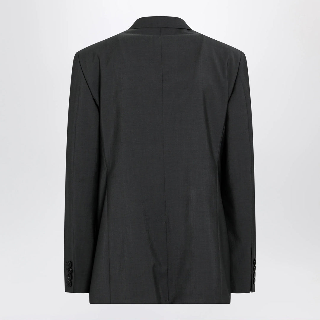 Valentino - Single-breasted wool and mohair jacket in black Brand Coats &amp; Jackets