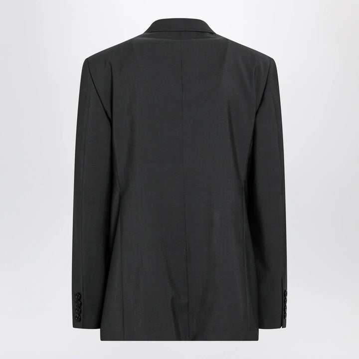 Valentino - Single-breasted wool and mohair jacket in black Brand Coats &amp; Jackets