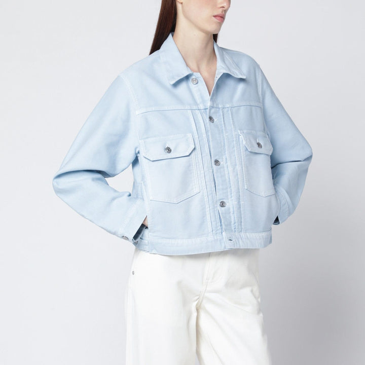 Coats &amp; Jackets Victoria Beckham - Light blue denim jacket Brand