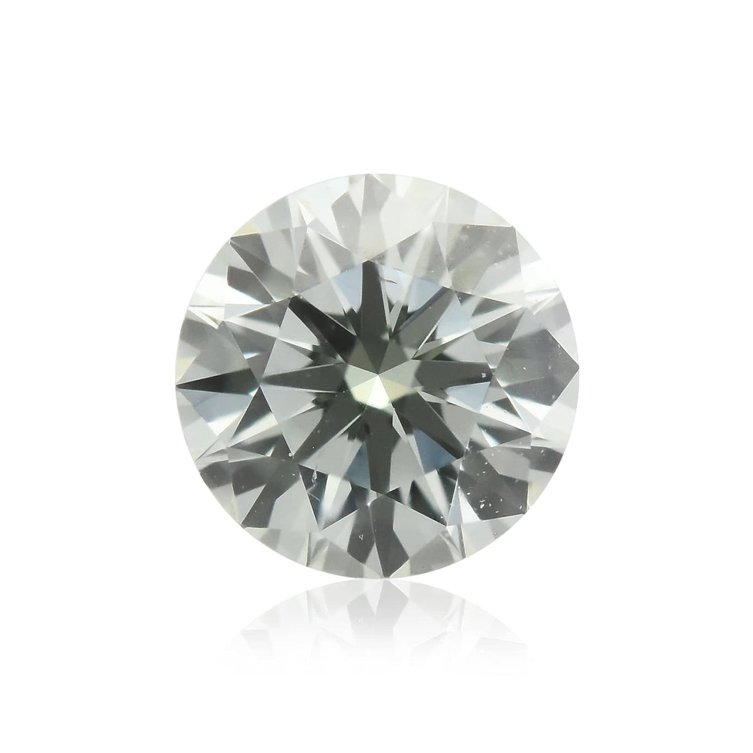 0.23 Carat Very Light Green Round Brilliant Diamond (SI1) GIA Brand Color Diamond