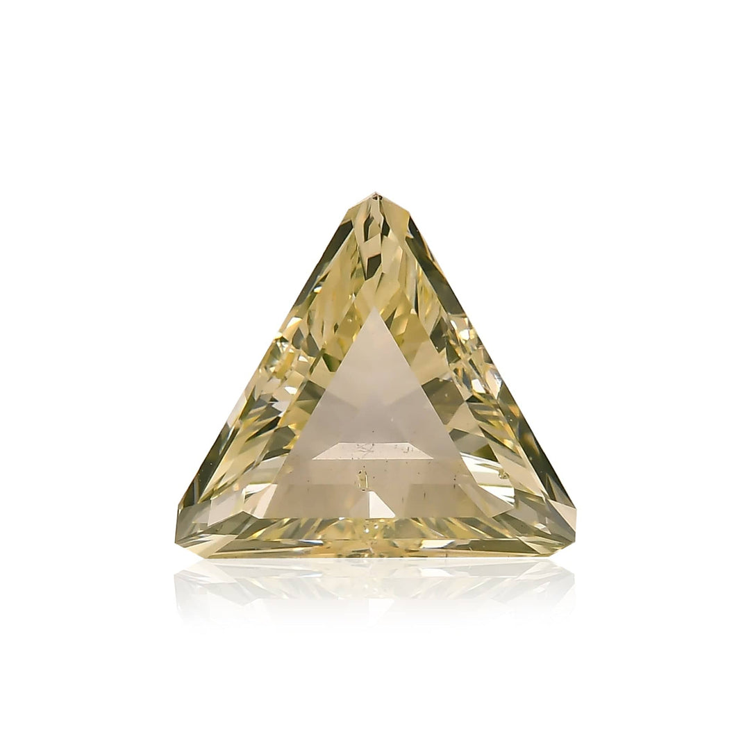 1.17 Carat S-T Triangle Diamond SI1 GIA Brand Color Diamond
