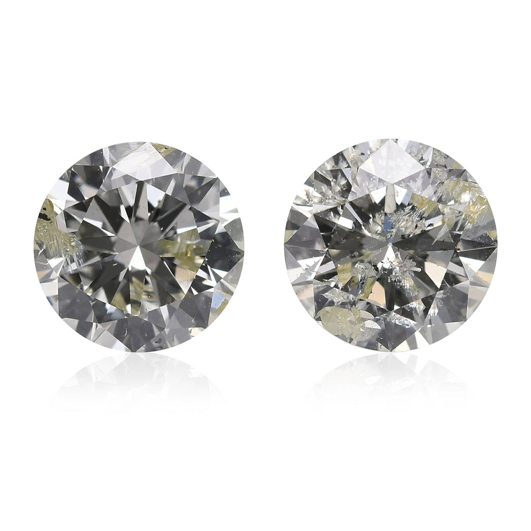 2.08 Carat   Round Brilliant Diamonds (I1) Brand Color Diamond
