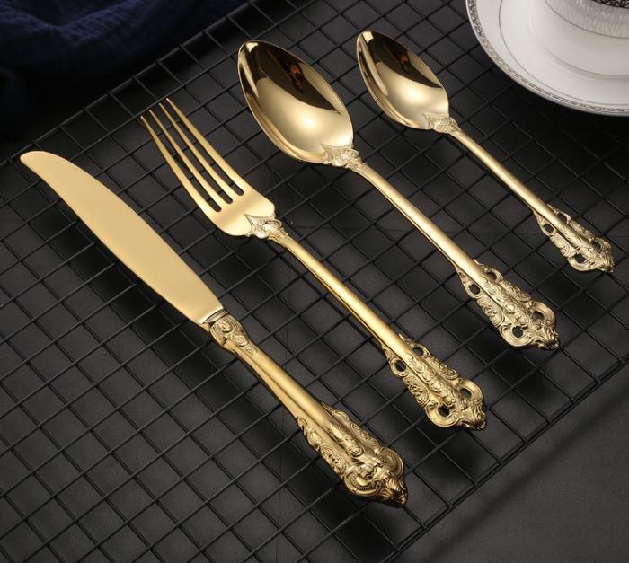 Harriet Cutlery Cutlery set 24pcs Harriett Gold Cutlery Set 24Pcs Brand