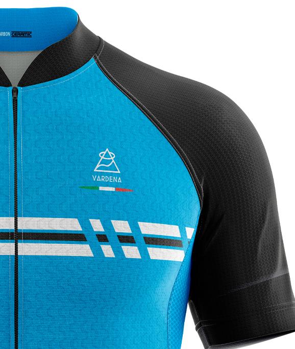 Vardena Cycling Jersey Vardena Super Line Blue Carbon Ceramic Cycling Jersey Vardena Super Line Blue Carbon Ceramic Jersey  Brand