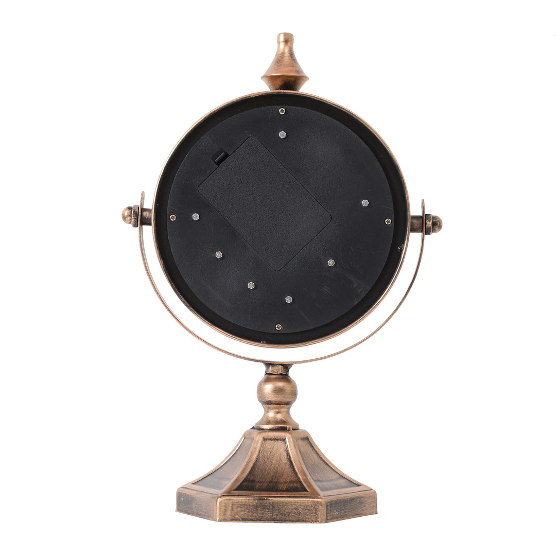 Chilli Desk & Shelf Clocks Copernico Free Standing Moving Cogs Table Clock - Rose Gold Copper Brand
