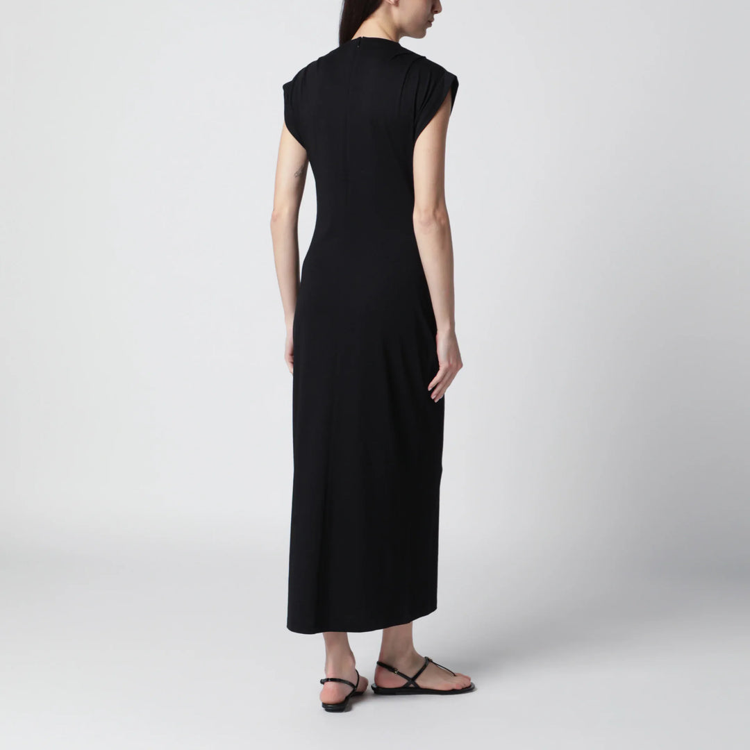 ANINE BING - Alix black cotton-blend dress Brand Dresses