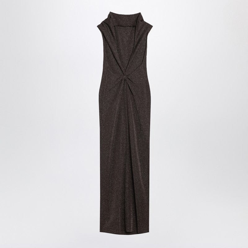 Max Mara Pianoforte Dresses Max Mara Pianoforte Brown dress in viscose and lurex yarn Max Mara Pianoforte Brown dress in viscose and lurex yarn Brand