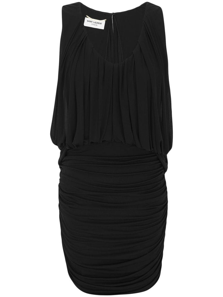 Saint Laurent Dresses 40 Saint Laurent Sleeveless Draped Minidress Saint Laurent Sleeveless Draped Minidress Brand