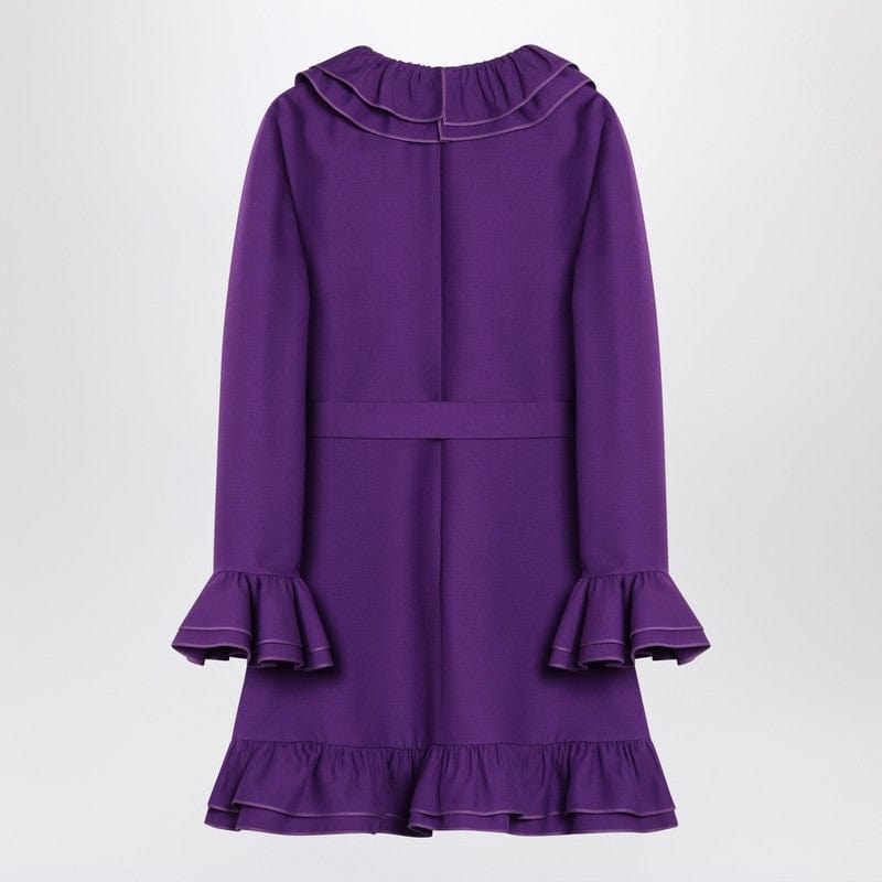 Valentino Dresses Valentino Purple Wool and Silk Mini Dress Valentino Purple Wool and Silk Mini Dress Brand