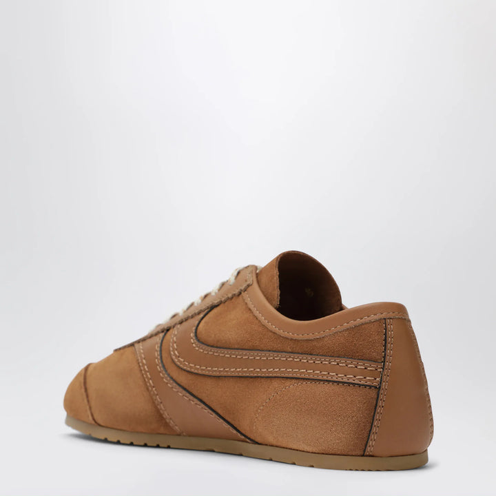 Dries Van Noten - Brown leather and suede Sneakers Brand