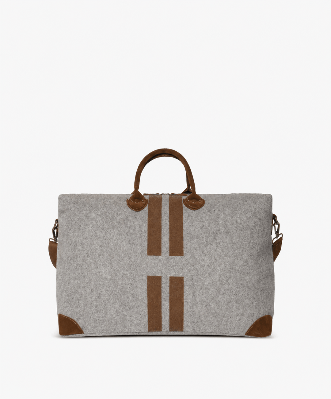 My Style Bags Personalised Harvard Large Felt Duffel Bag – Grey Brand Duffel Bag