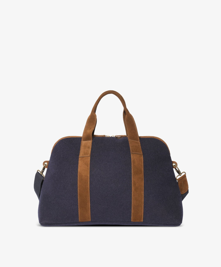 My Style Bags Personalised London Large Felt Duffel Bag – Blue Brand Duffel Bag