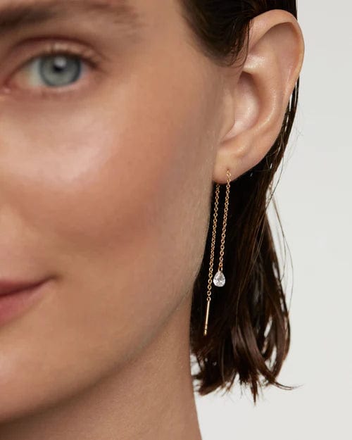 Heart & Grace Earrings PDPaola Waterfall Silver Earrings With Zircon Drop Brand