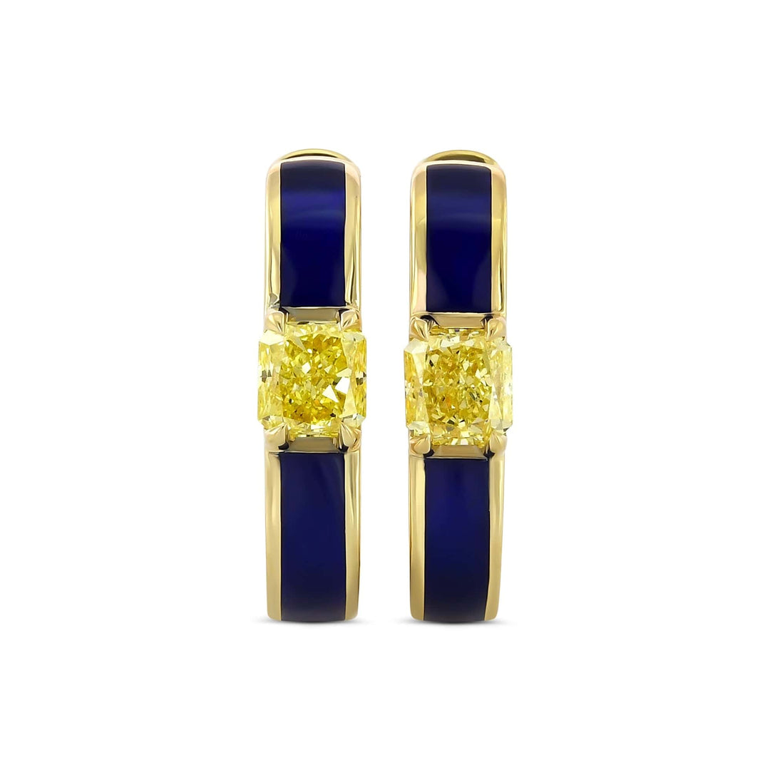 Round Brillant Hoop Earrings Brand Earrings