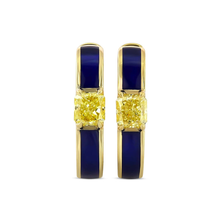 Round Brillant Hoop Earrings Brand Earrings