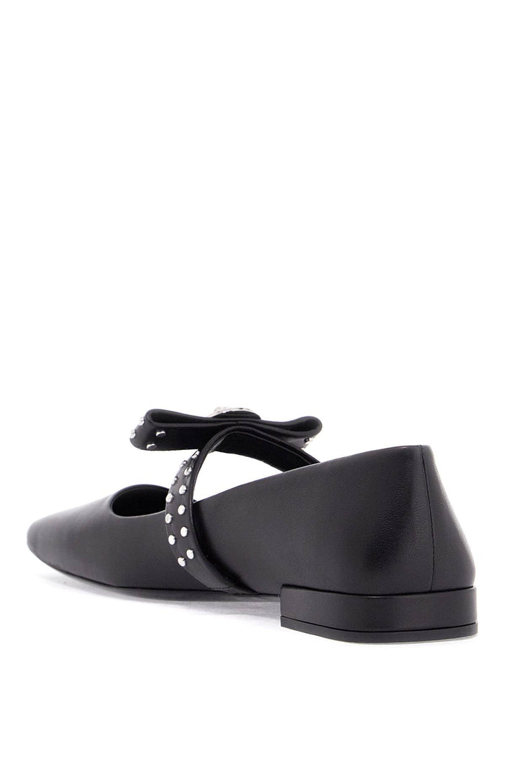 Versace Flat Shoes Versace Gianni Ribbon Studded Baller Versace Gianni Ribbon Studded Baller Brand