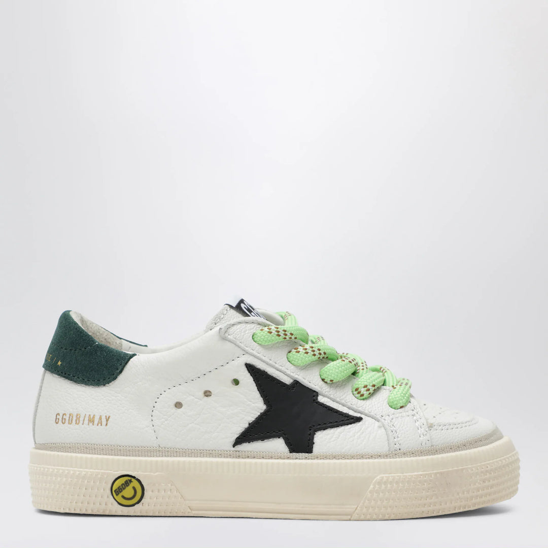 Golden Goose - May sneakers in white/black/green leather Brand 36