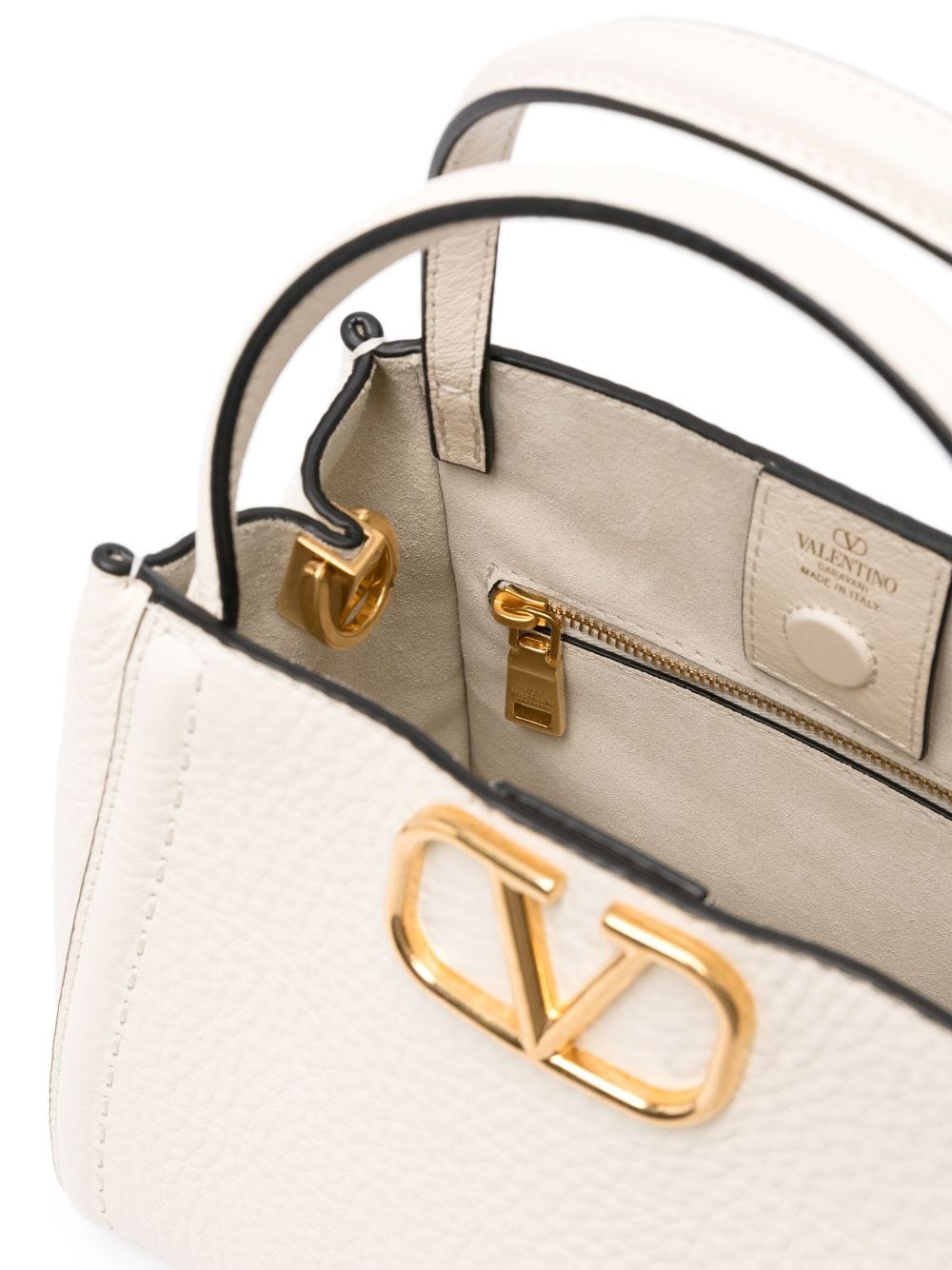 Valentino Garavani Handbag UNI Valentino Garavani Alltime Small Handbag In Grainy Calfskin Valentino Garavani Alltime Small Handbag In Grainy Calfskin Brand