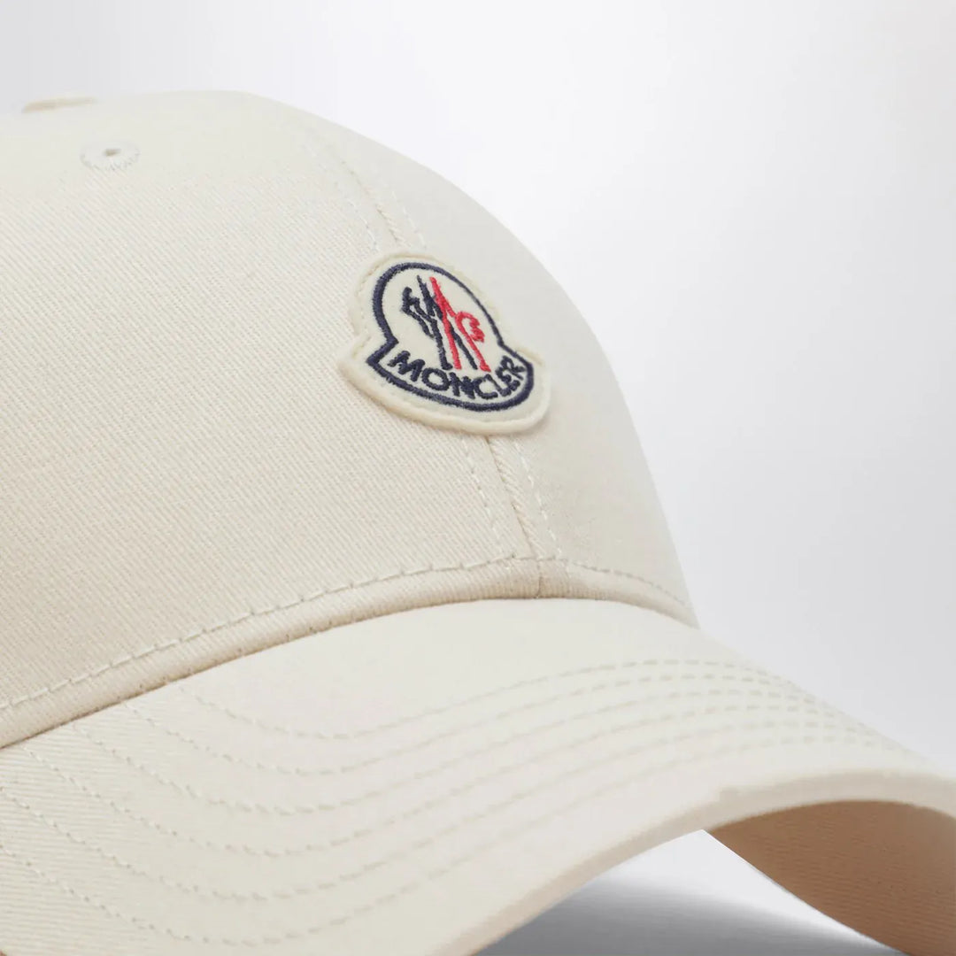 Moncler - Beige baseball cap with logo Brand Hats TU